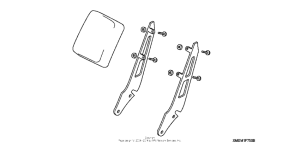 VTX1300C Deluxe chrome backrest with pad