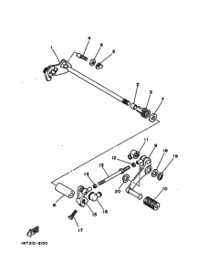 RZ350 RZ350U Shaft shift