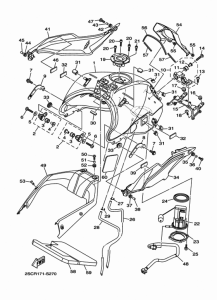 FJ09 Топливный бак