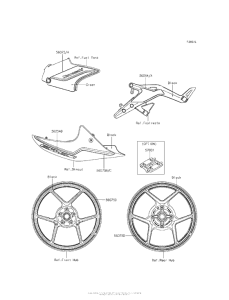 ER650 Decals (Green)(Egf)