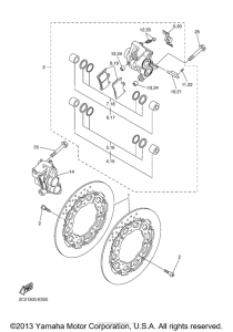 YZF-R6 Передний суппорт