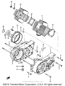 YA6B Картер двигателя