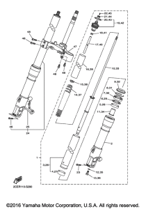 VMX17 Передняя вилка