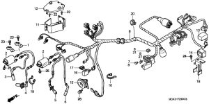 VT1100C2 Harness wire