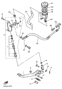FZR1000 Задний торм цилиндр