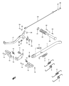 TS50 Stand - footrest