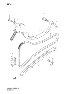 AN650 (ABS) Держатель направляющей