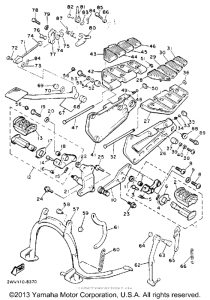 XVZ13DE Подножки