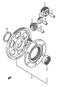 DR750 Муфта стартера