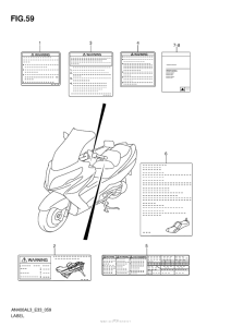 AN400 (ABS) Label (An400Zal3 E28)