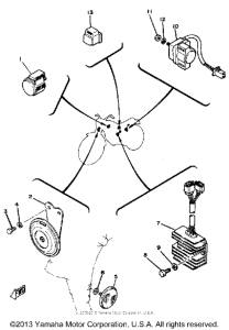 SR250TH Электрика