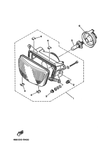 TRX850 Headlight assy