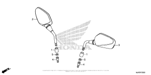 CTX700N DCT Зеркало
