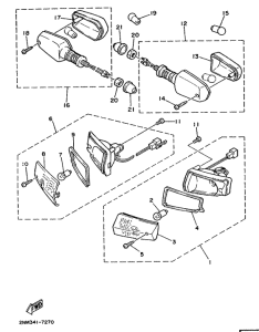 SH50 Поворотники