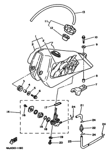 TY250R TY250 Tank fuel