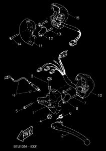 YH50 Interruptor  manillar&palanc