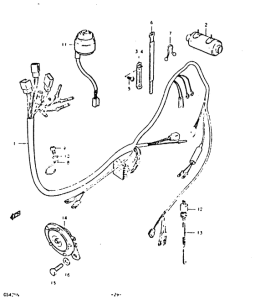 GS425 Жгут проводов