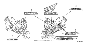 NC700X (DCT) Наклейки
