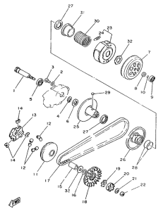 YA50S Сцепление