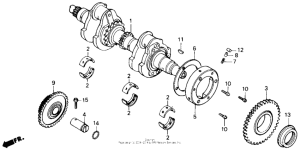 CMX450 Коленвал