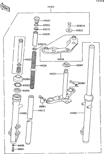 AR50 Передняя вилка