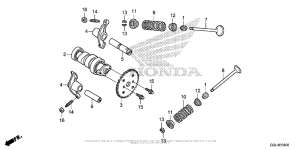 NCH50 Распределительный вал и клапана