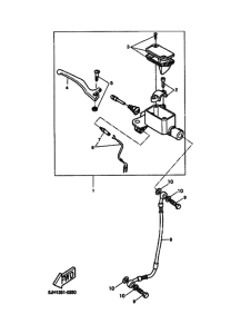 EW50 Передний тормозной цилиндр