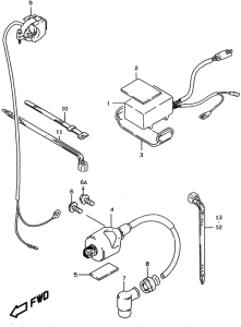 RM80 Cdi unit - ignition coil