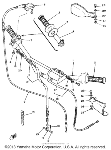 IT125H Руль -тросы