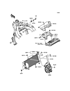 EX400 ラジエータ