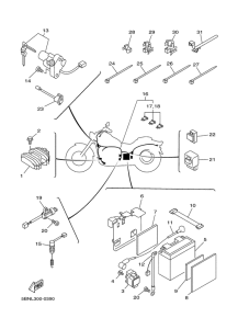 XVS650A Электрика 1