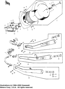  Air cleaner / mufflers