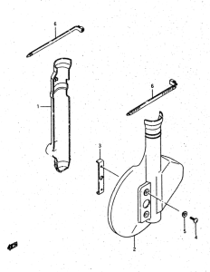 DR500 Передняя вилка cover