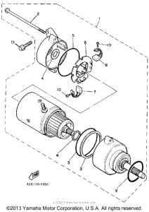 XV700CSC Стартер