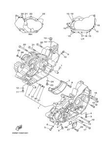 XV1600A Картер двигателя