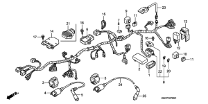 CB250 Wire harness /  ignition coil
