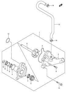 AN650 (ABS) Водяная помпа
