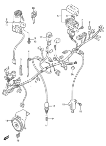 VX800 Жгут проводов