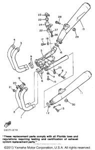 XJ900RK Выхлопная система