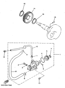 YN50R Масляный насос