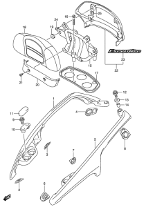 AN650 (ABS) Ручка пассажира