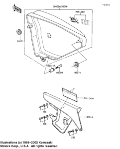 KE100 Боковая крышка / кожух цепной передачи