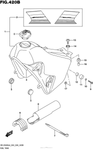  Fuel Tank (Dr-Z400Sl6 E28)