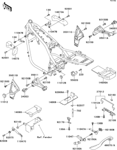 ZR1100 Battery case(1 / 2)