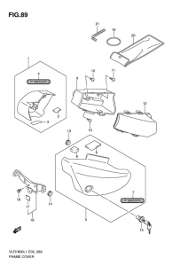 VLR1800 Обтекатель задний