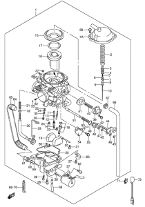 DR-Z400 Carburetor assy