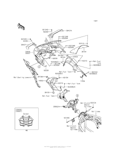 ZX1000 Обтекатели