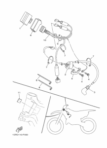 YZ125 Электрика 1