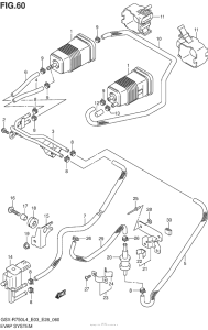 GSX-R750 Evap System (Gsx-R750L4 E33)