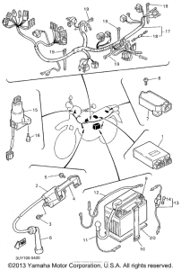 XT600EGC Электрика